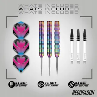 RED DRAGON Snakebite 1 Darts 22g 85% Wolfraam Professioneel — miniatuur 2