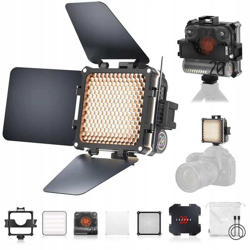 ZHIYUN Fiveray M20 Combo LED Videolicht 20W Bi-Color Magnetisch — foto 1