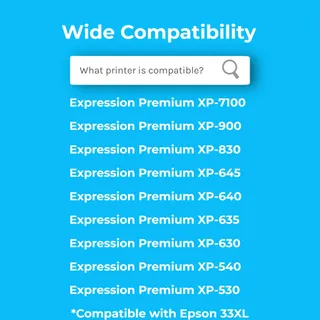 CARTRIDGEIFY 33XL Inkt Compatibel Epson Zwart Voor XP-900 — miniatuur 2
