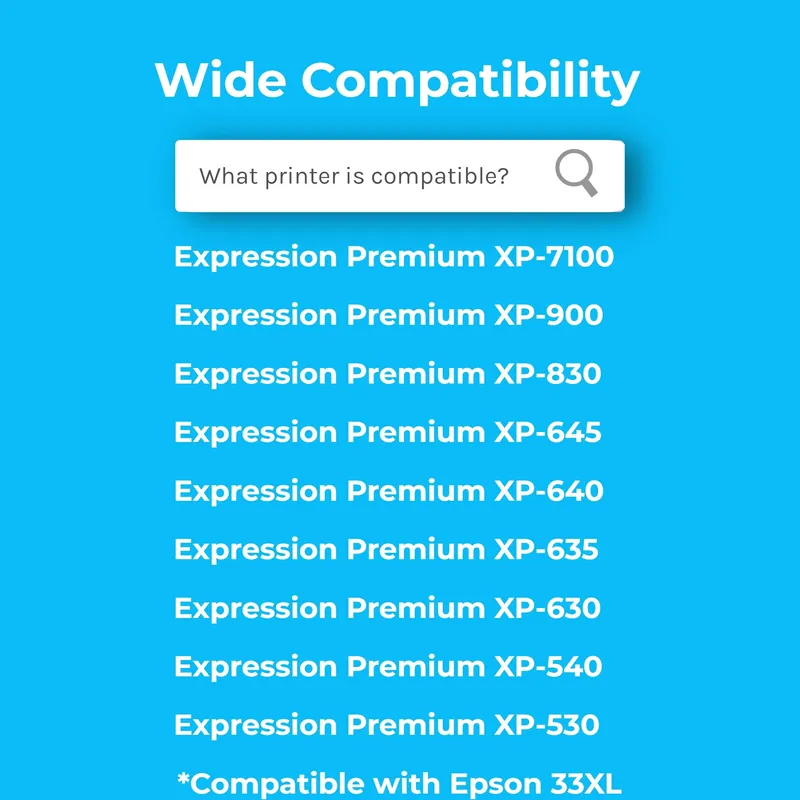 CARTRIDGEIFY 33XL Inkt Compatibel Epson Zwart Voor XP-900 — foto 2