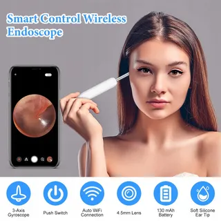 ACWOO Oorreiniger Camera IP67 Waterdicht WiFi 6 LED — miniatuur 2