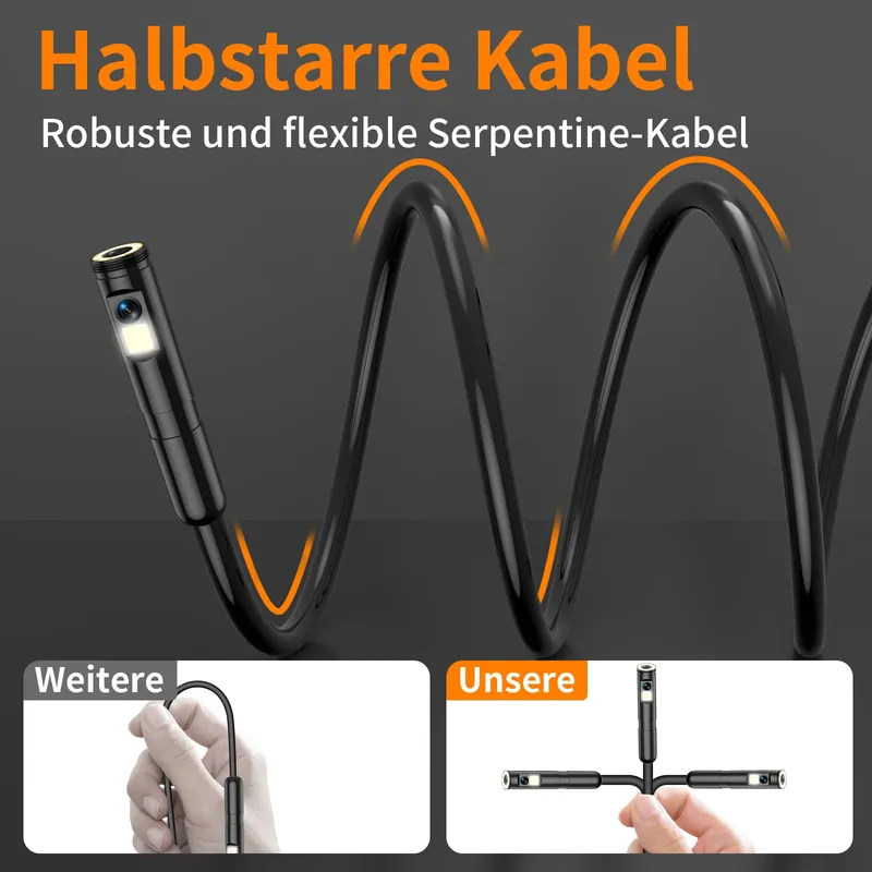 ENNOVOR Endoscoopcamera HD 1920P Dual Lens 5 Inch IP67 10M Kabel — foto 6