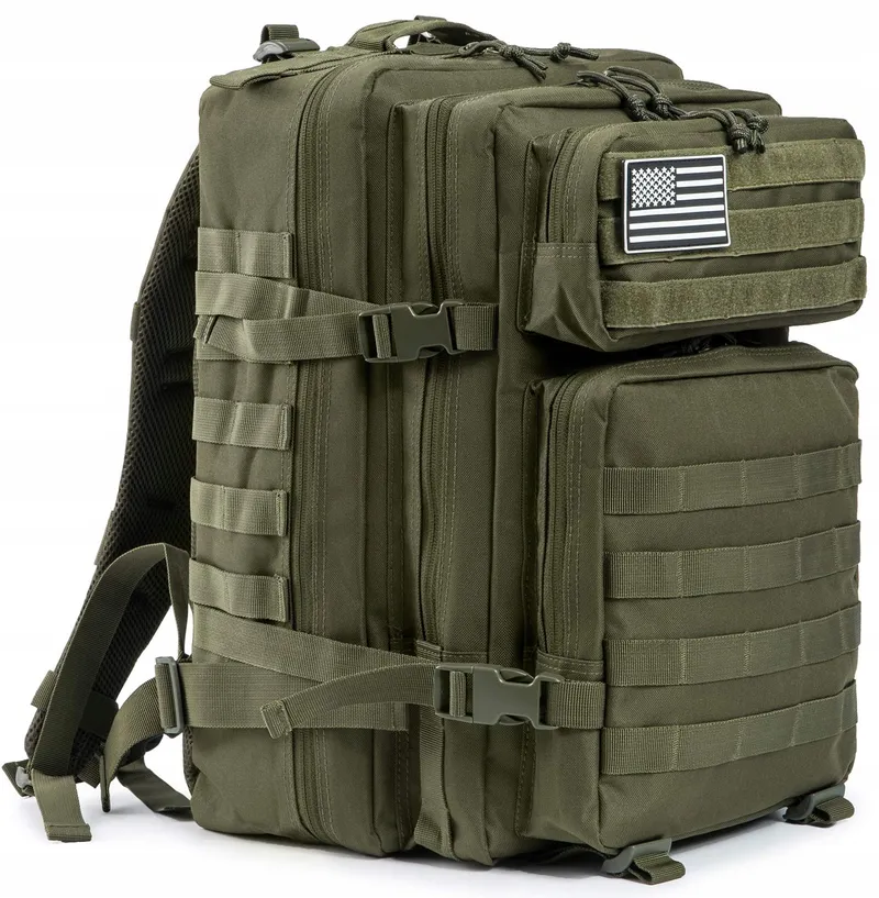 QT&QY Tactische Rugzak 45L Molle Wandelen Trekking — foto 1