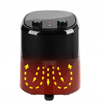 EMERIO Airfryer 2,2L 1000W Gezond Frituren — miniatuur 3