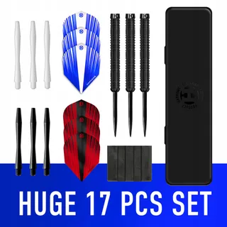HARROWS Caliber 90% Wolfraam Steeltip Darts 21g-30g Set — miniatuur 2