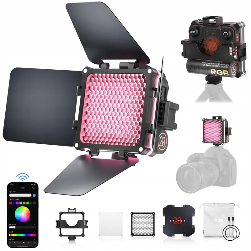 ZHIYUN Fiveray M20C Combo RGB LED Lamp 20W Magnetisch Streaming — foto 1