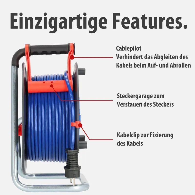 BRENNENSTUHL Garant Kabelhaspel 50m Buiten IP44 Grijs — foto 4