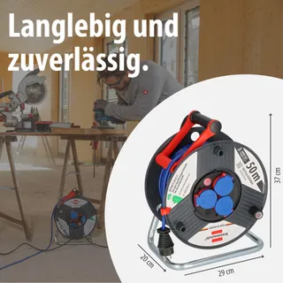 BRENNENSTUHL Garant Kabelhaspel 50m Buiten IP44 Grijs — miniatuur 7
