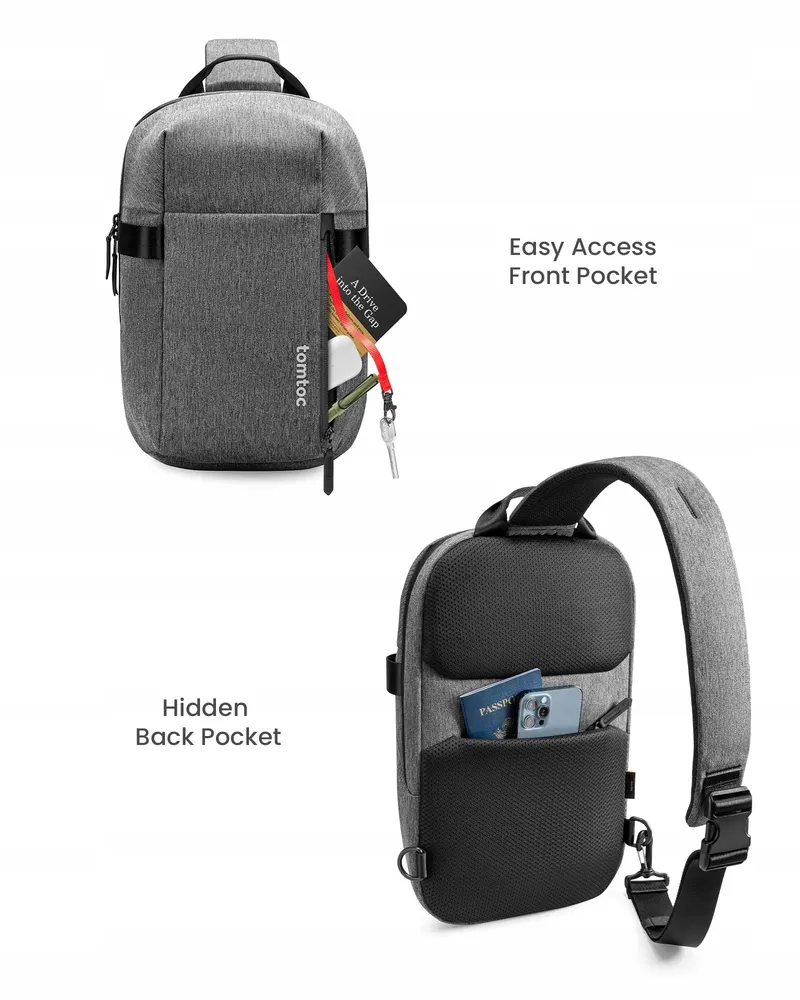 TOMTOC Schoudertas Waterdicht MacBook Air Pro 13-14 Inch — foto 3