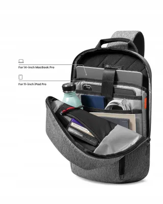 TOMTOC Schoudertas Waterdicht MacBook Air Pro 13-14 Inch — miniatuur 2