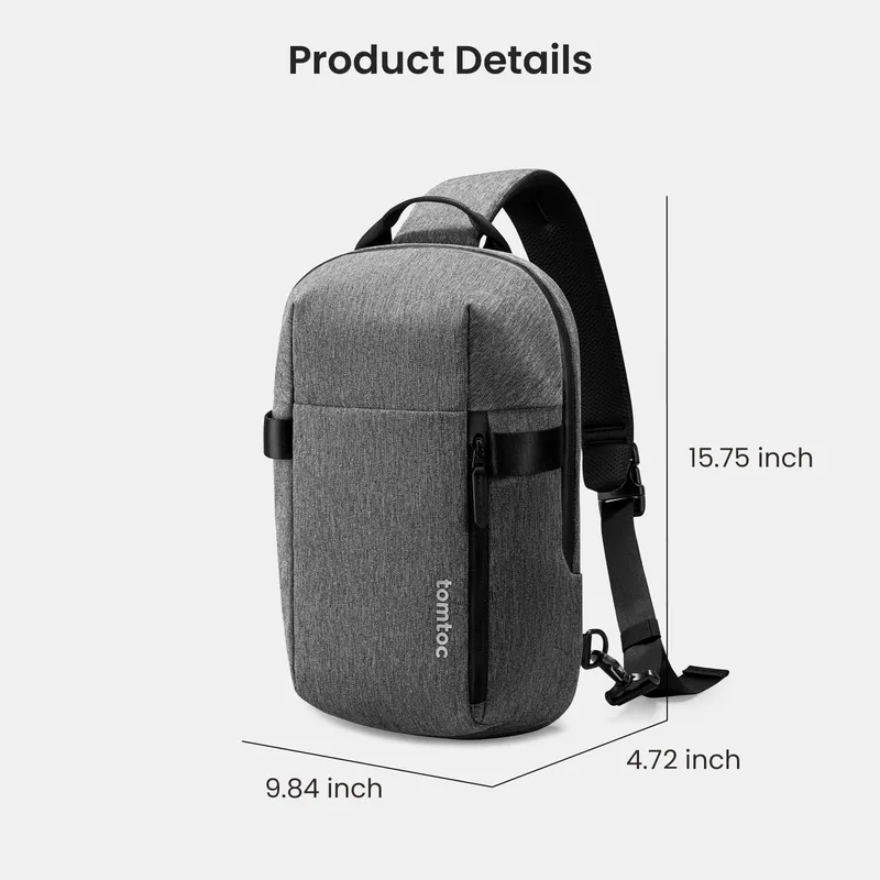 TOMTOC Schoudertas Waterdicht MacBook Air Pro 13-14 Inch — foto 8