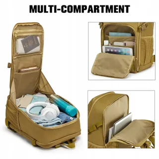 G4FREE Tactische Rugzak 35L Militair Molle Camping Trekking — miniatuur 5