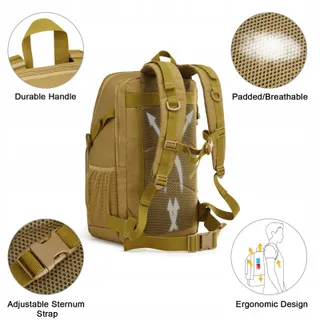 G4FREE Tactische Rugzak 35L Militair Molle Camping Trekking — miniatuur 3