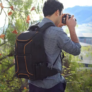 USA GEAR Camerarugzak DSLR Laptop 43cm Waterdicht — miniatuur 2