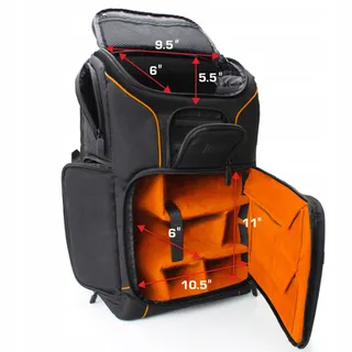 USA GEAR Camerarugzak DSLR Laptop 43cm Waterdicht — miniatuur 4
