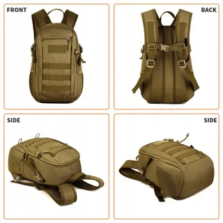 HUNTVP Tactische Rugzak 12L Waterdicht Molle Outdoor Unisex — miniatuur 8