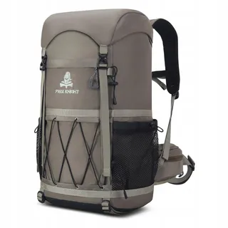 BSEASH Hiking Rugzak 40L Waterdicht Licht Camping Fietsen Khaki — miniatuur 1