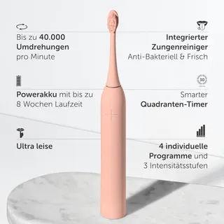 WONDERSMILE PRO Sonische Tandenborstel Duopak 4 Programma's Atomic Rose — miniatuur 3