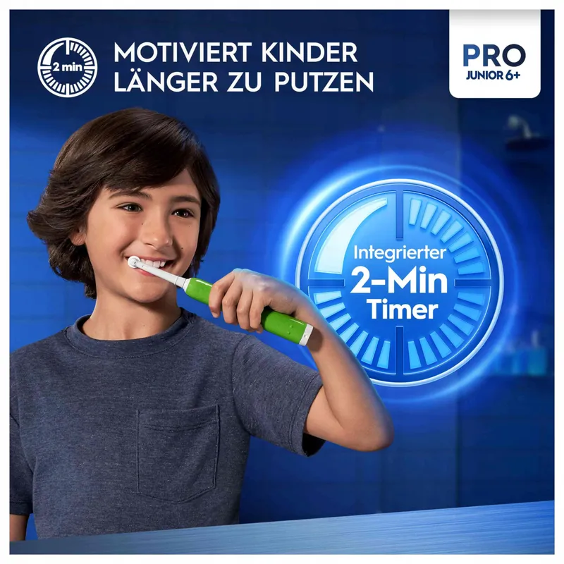 ORAL-B Pro Junior Elektrische Tandenborstel Groen — foto 3