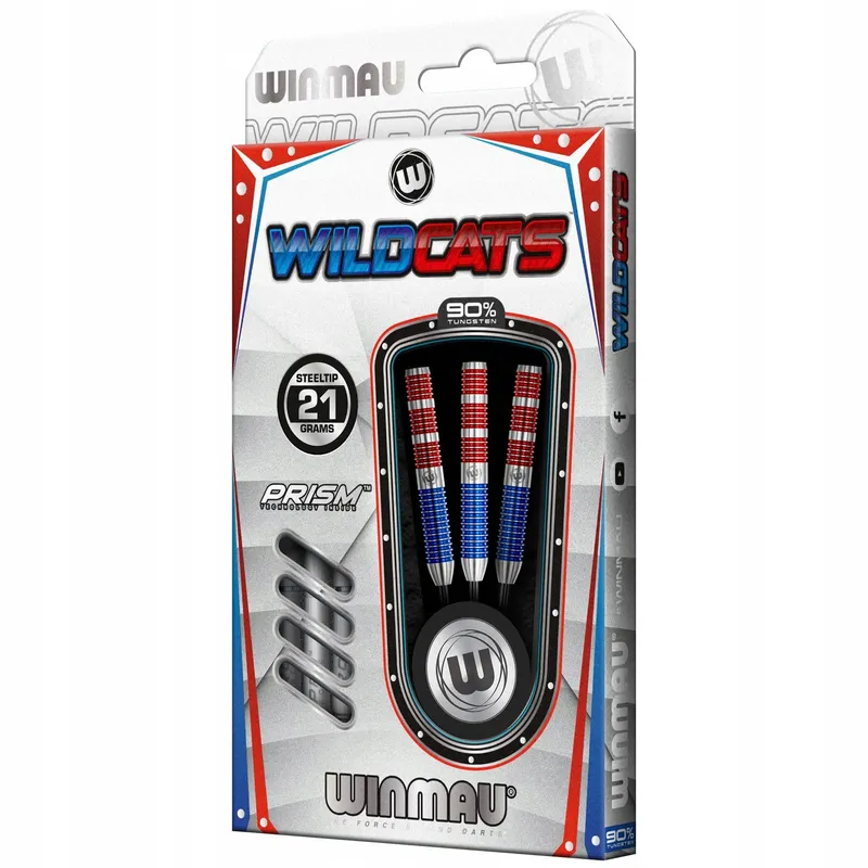 WINMAU Wildcats 21g Steeltip Wolfraam Darts Flights — foto 1