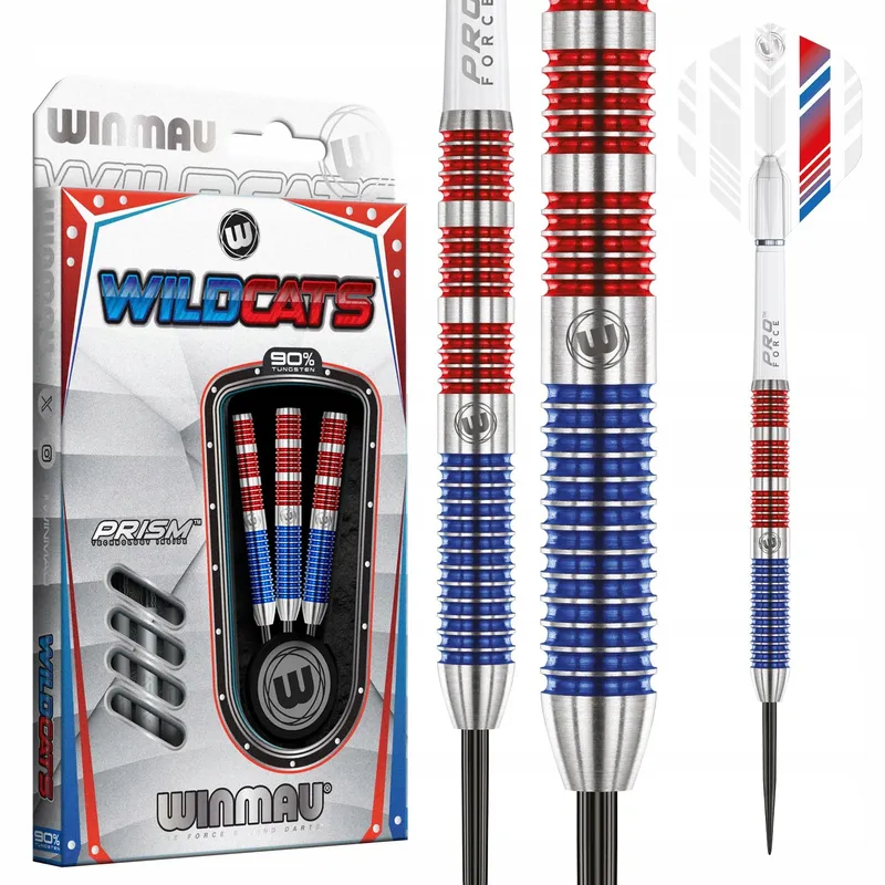 WINMAU Wildcats 21g Steeltip Wolfraam Darts Flights — foto 2
