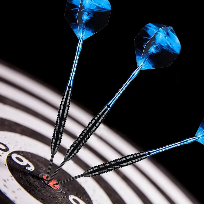 JIAHUADE Professionele Stalen Darts 22g Set 3 Stuks Blauw — foto 6