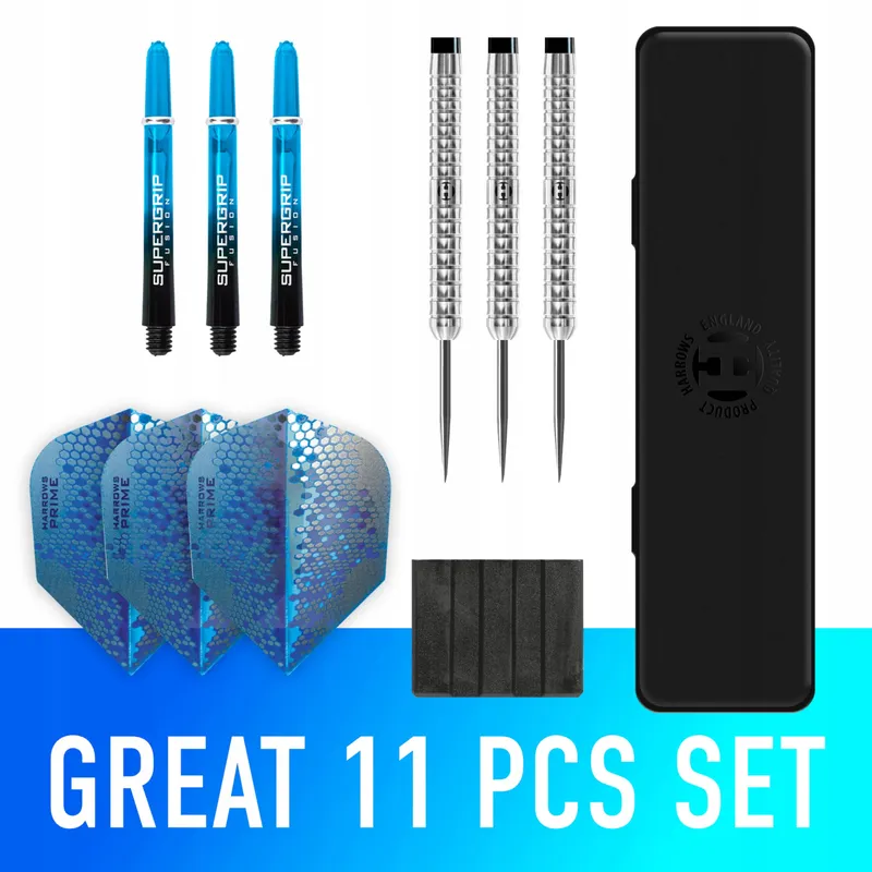HARROWS Pulse Steeldarts Set 90% Wolfraam 21g-26g — foto 2