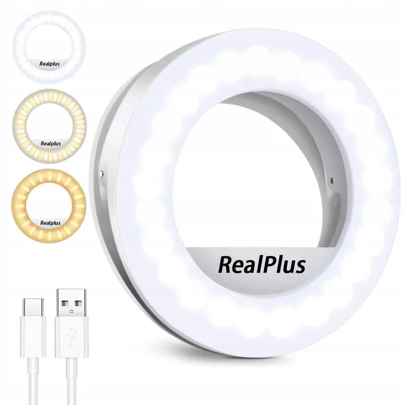REALPLUS Selfie LED Lamp 40 LEDs Telefoon Tablet Laptop Verstelbaar — foto 1