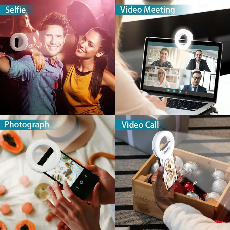 REALPLUS Selfie LED Lamp 40 LEDs Telefoon Tablet Laptop Verstelbaar — foto 6