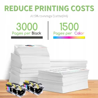Inktcartridges Compatibel Brother LC3219XL LC3217 MFC-J5330DW 10-delig — miniatuur 2