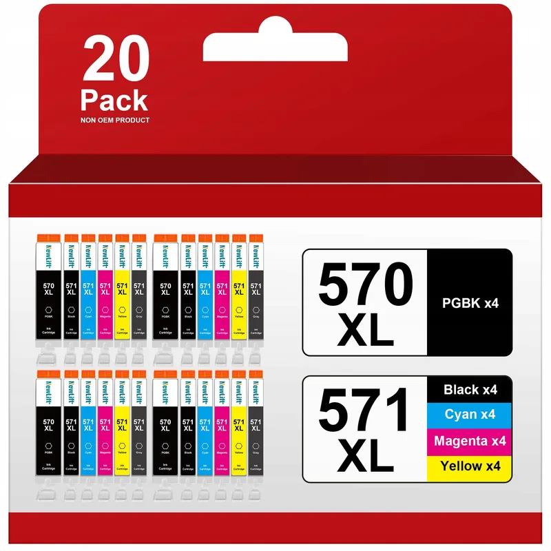 NEWLIFT Inktcartridges Canon 570XL 571XL Pixma TS5050 TS5000 MG5750 — foto 1