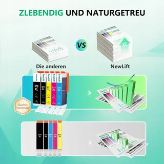 NEWLIFT Inktcartridges Canon 570XL 571XL Pixma TS5050 TS5000 MG5750 — miniatuur 5