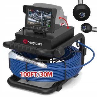 SANYIPACE Inspectiecamera 30m 4,3 Inch Scherm IP68 Waterdicht — miniatuur 1