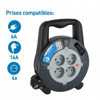 ELECTRALINE Kabelhaspel Keuken Zwart 5m — miniatuur 2