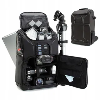 USA GEAR DSLR Camerarugzak Laptopvak 43cm Waterdicht — miniatuur 1