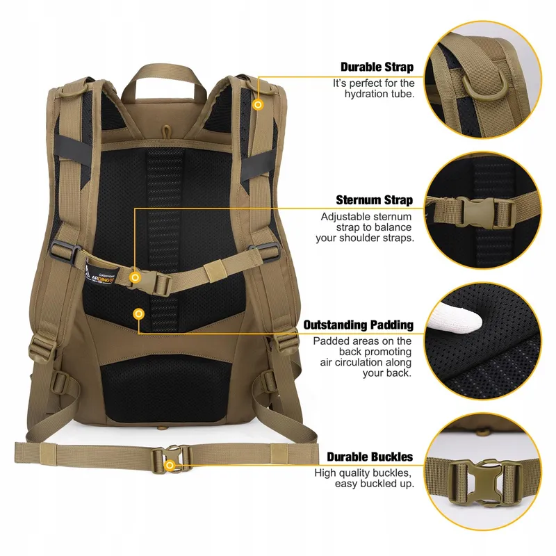 MARDINGTOP Tactische Rugzak 25L Militair Outdoor Trekking Cordura — foto 4