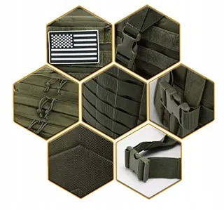 QTQY Tactische Militaire Rugzak 45L Outdoor MOLLE Survival Camping — miniatuur 6