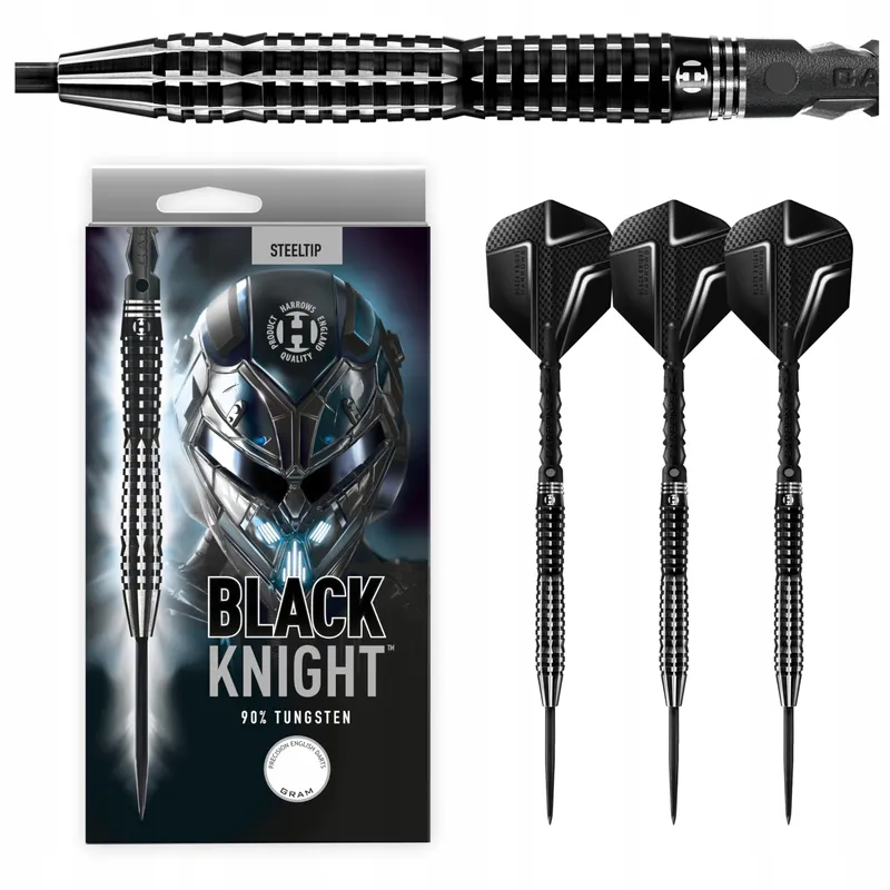 HARROWS Black Knight Dartset 90% Wolfraam 22g 23g 24g 25g — foto 1