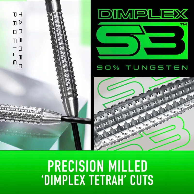HARROWS Dimplex Bomb Professionele Darts 90% Wolfraam 26g Set — foto 3