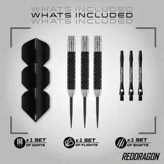 RED DRAGON Rat 1 32g Tungsten Dartset met Flights Shafts — miniatuur 2