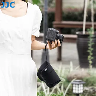 JJC Neopreen Cameratas Leica Q3 Q2 Q EOS R7 R10 tot 130x75x100mm — miniatuur 7