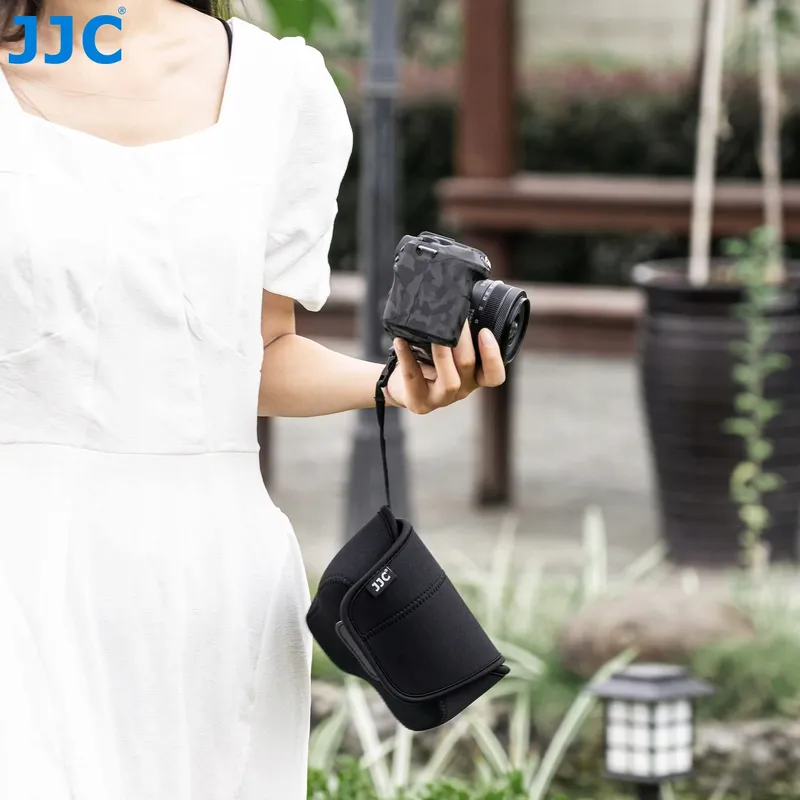 JJC Neopreen Cameratas Leica Q3 Q2 Q EOS R7 R10 tot 130x75x100mm — foto 7