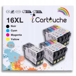 ICARTOUCHE Inktcartridges Epson 16XL Workforce WF2010W WF2760DWF — miniatuur 1
