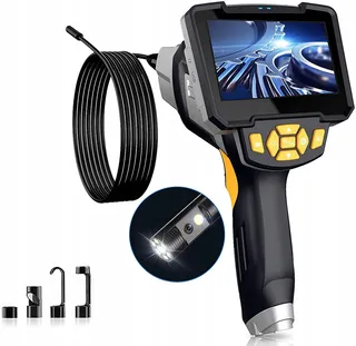 AMAILTOM Endoscoopcamera 1080P Dual Lens 4,3 Inch IP67 5m Kabel — miniatuur 1