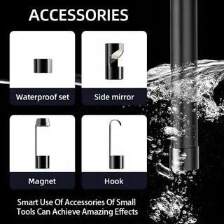 AMAILTOM Endoscoopcamera 1080P Dual Lens 4,3 Inch IP67 5m Kabel — miniatuur 7