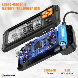 LIGHTSWIM Inspectiecamera HD 1080P 5m IP67 Waterdicht 8 LED — miniatuur 6