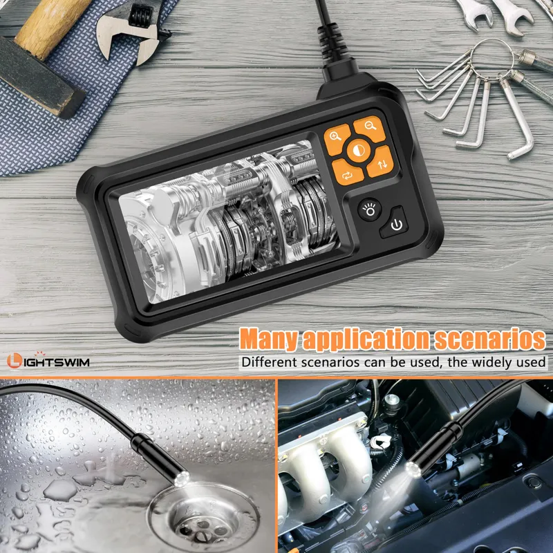 LIGHTSWIM Inspectiecamera HD 1080P 5m IP67 Waterdicht 8 LED — foto 7