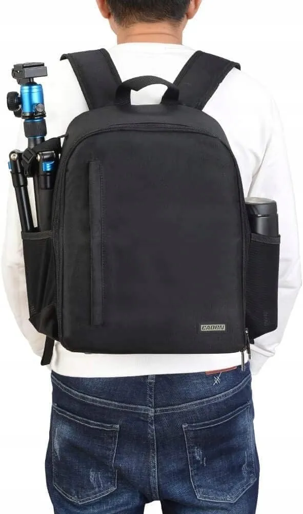 CADEN Camerarugzak Waterdicht Sony Canon Nikon Zwart — foto 6