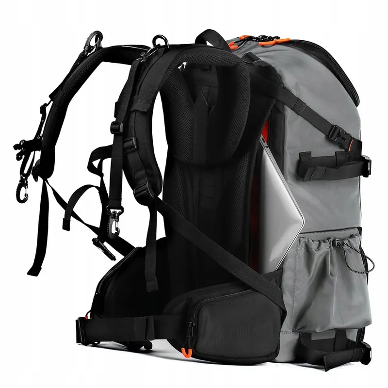 K&F CONCEPT Fotorugzak 32L Waterdicht Laptopvak — foto 6