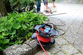 BRENNENSTUHL Rubberen Kabelhaspel 10m IP44 Buiten Bouw — miniatuur 7